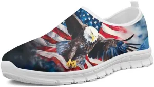 Forchrinse Blue Dolphin Tie Dye Mens Womens Walking Shoes Slip on Loafer Shoes Travel Causal Sport Sneakers Lightweight