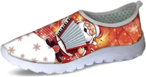 Forchrinse Starfish Blue Sky Hawaiian Beach Women’s Slip on Shoes Comfortable Walking Shoes Athletic Sneakers Comfortable Lightweight
