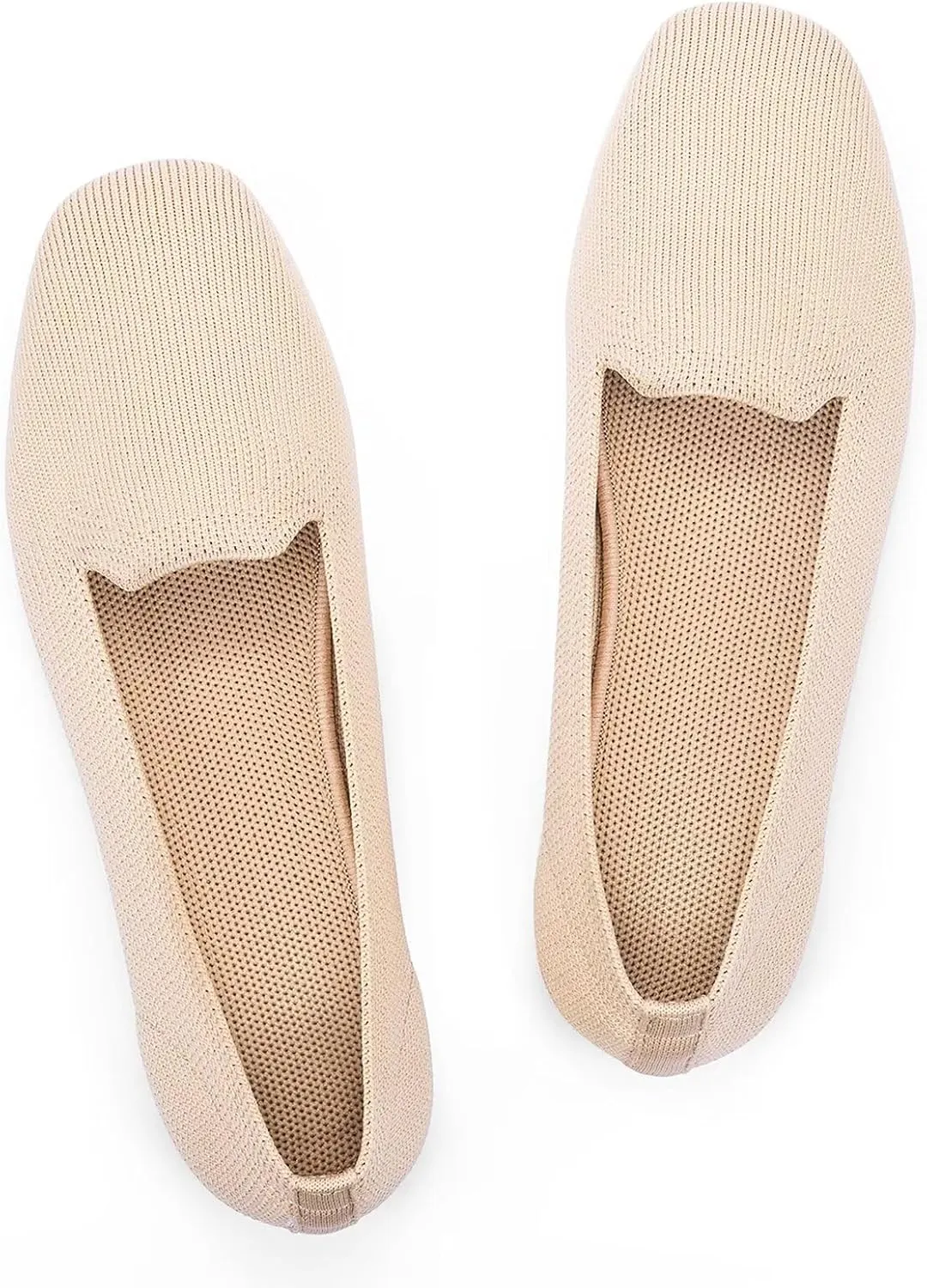 Frank Mully Women's Loafer Flats Square Toe Comfortable Office Work Shoes, Cute Penny Loafer Slip On Walking Driving Shoes