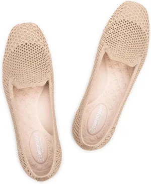 Frank Mully Women's Loafer Flats Square Toe Comfortable Office Work Shoes, Cute Penny Loafer Slip On Walking Driving Shoes