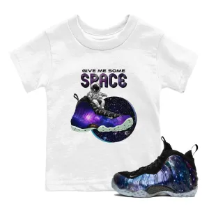 Fraud-free Give Foamposite Tees Sneaker SNRT Some - Galaxy Space One Kids Air Me Easy communication