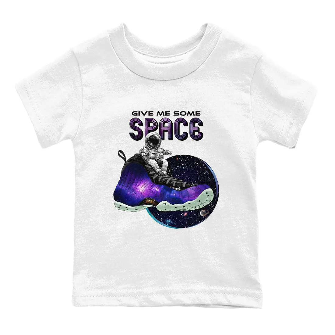 Fraud-free Give Foamposite Tees Sneaker SNRT Some - Galaxy Space One Kids Air Me Easy communication