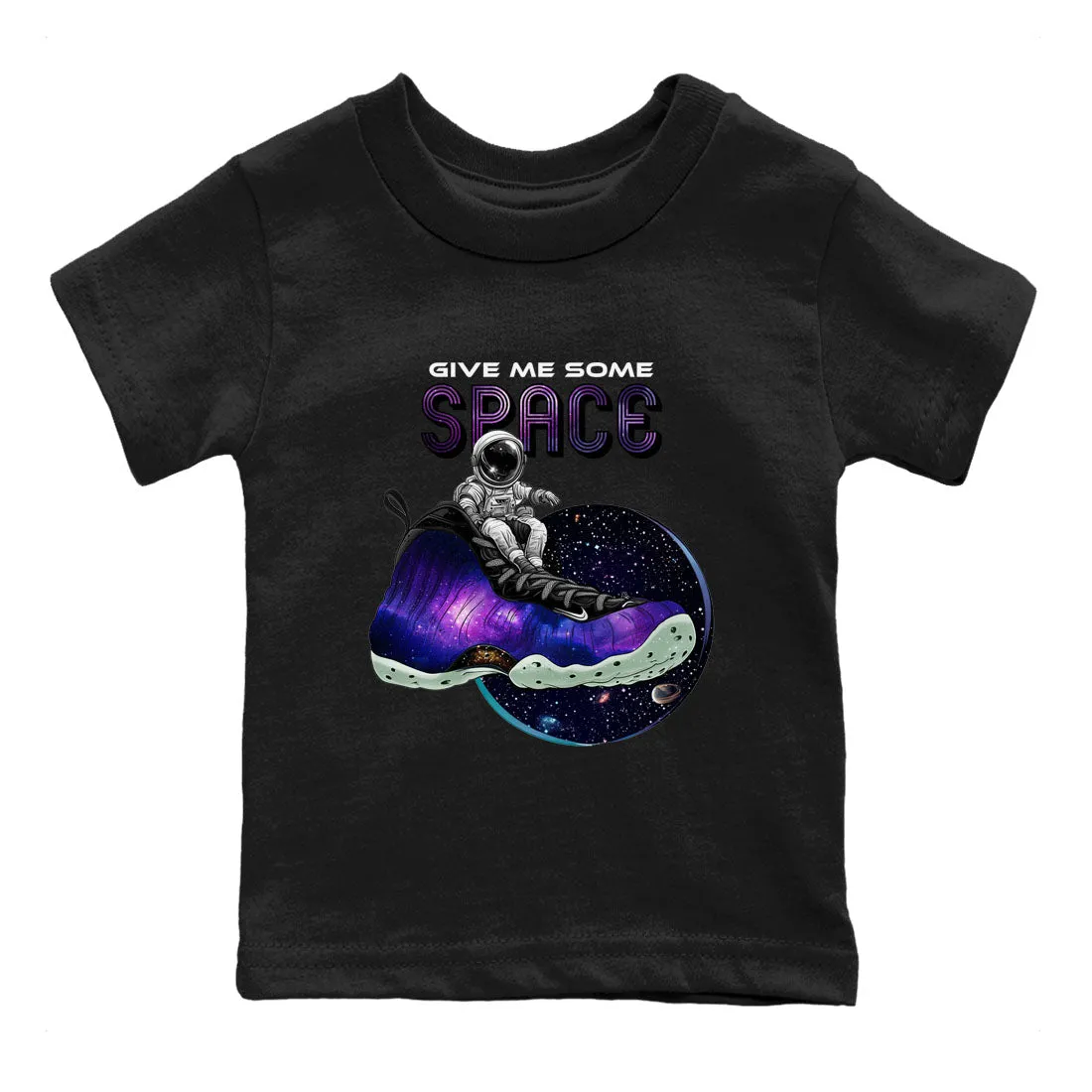 Fraud-free Give Foamposite Tees Sneaker SNRT Some - Galaxy Space One Kids Air Me Easy communication