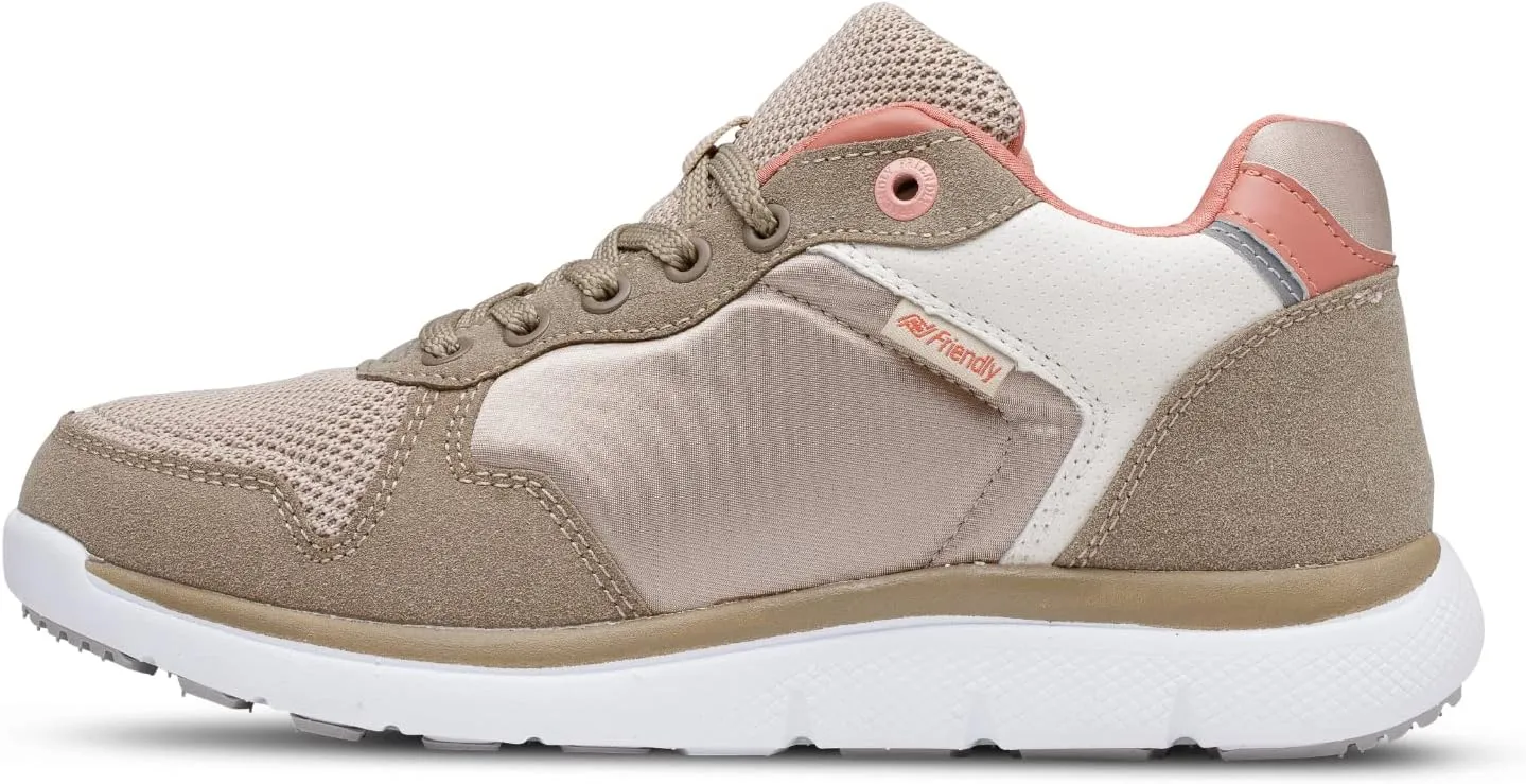Friendly Shoes Excursion Women's Shoe - Best AFO/SMO Compatible Orthotics Footwear - Stylish Comfort and Support