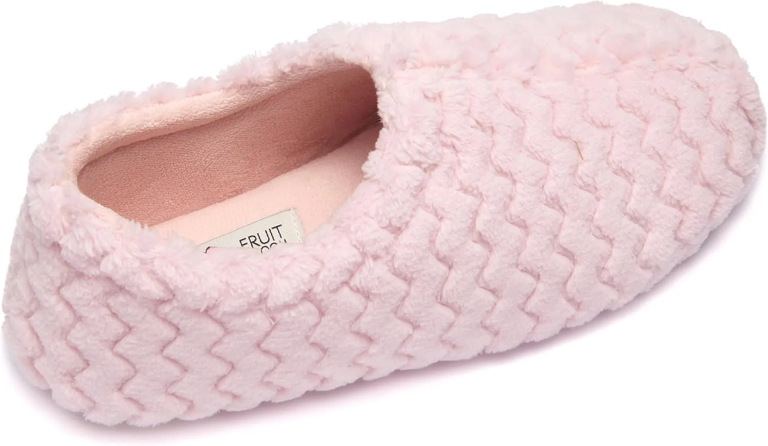 Fruit of the Loom House Slippers For Women, Memory Foam Insole, Indoor Outdoor, Comfy, Chevron