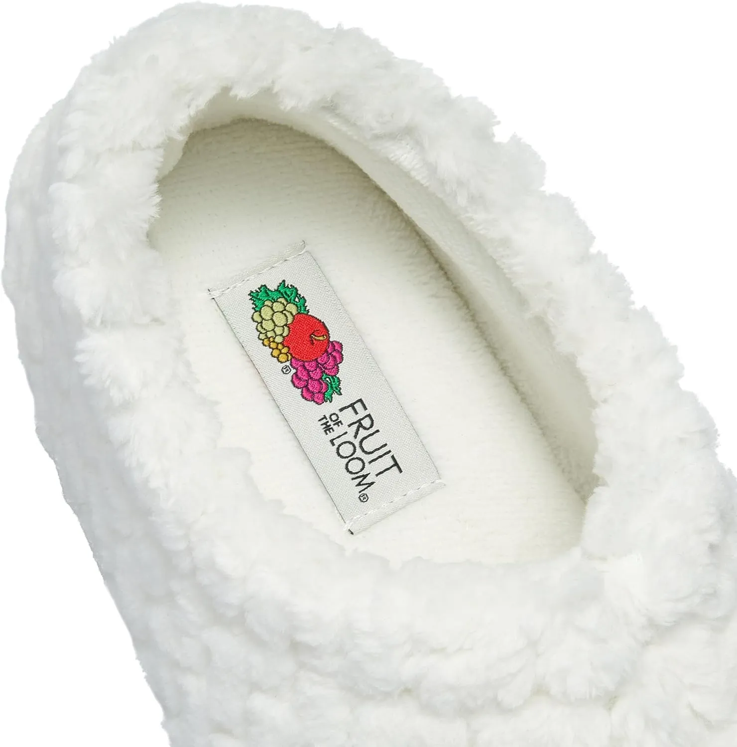 Fruit of the Loom House Slippers For Women, Memory Foam Insole, Indoor Outdoor, Comfy, Chevron