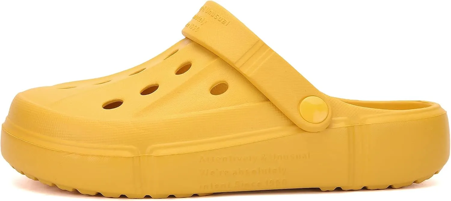 FZUU Mens Women Breathable Garden Clogs Comfortable Slip On Beach Sandals Lightweight Slippers Water Shoes