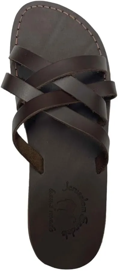 Gad - Leather Criss Cross Strap Sandal - Mens Sandals