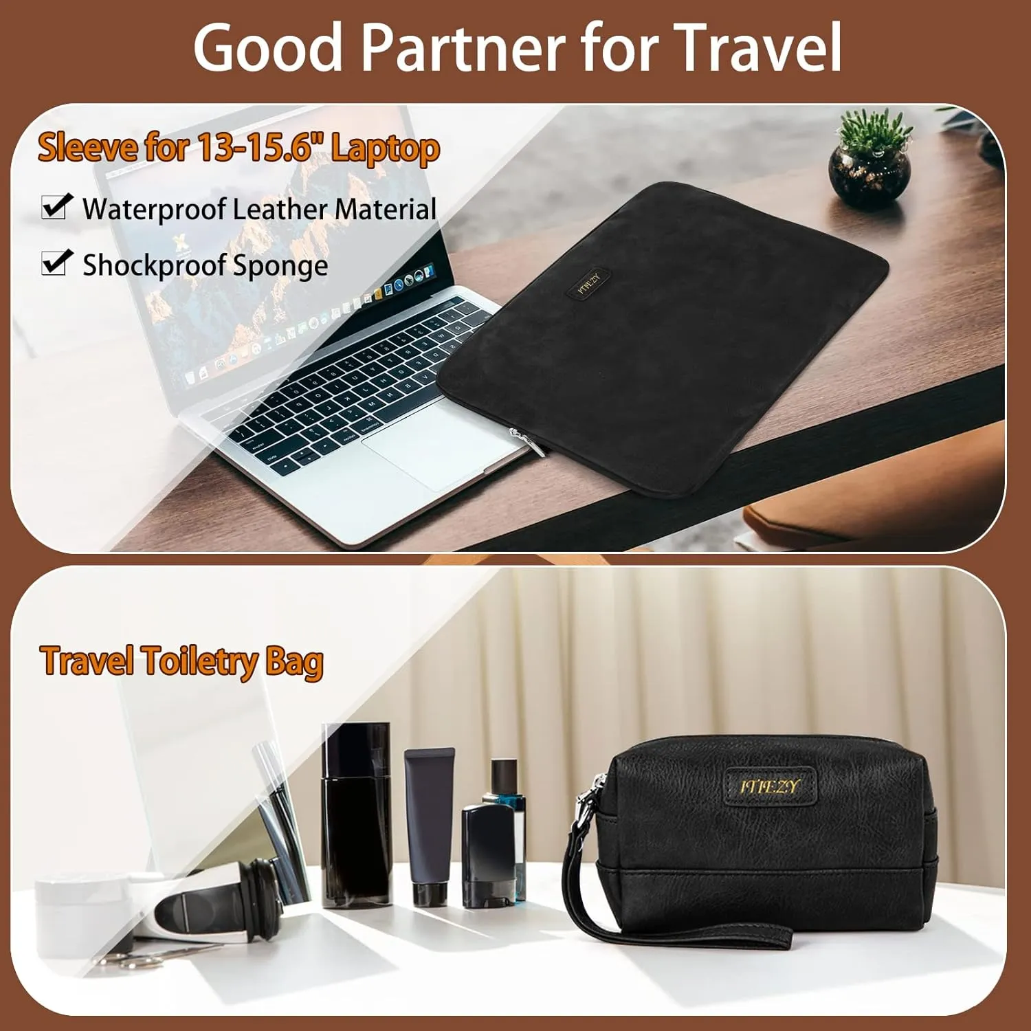Garment Bag for Travel, Convertible Carry on Garment Duffel Bag for Men 3Pcs Weekender Bag 2 in 1 Hanging Suitcase Suit Bag