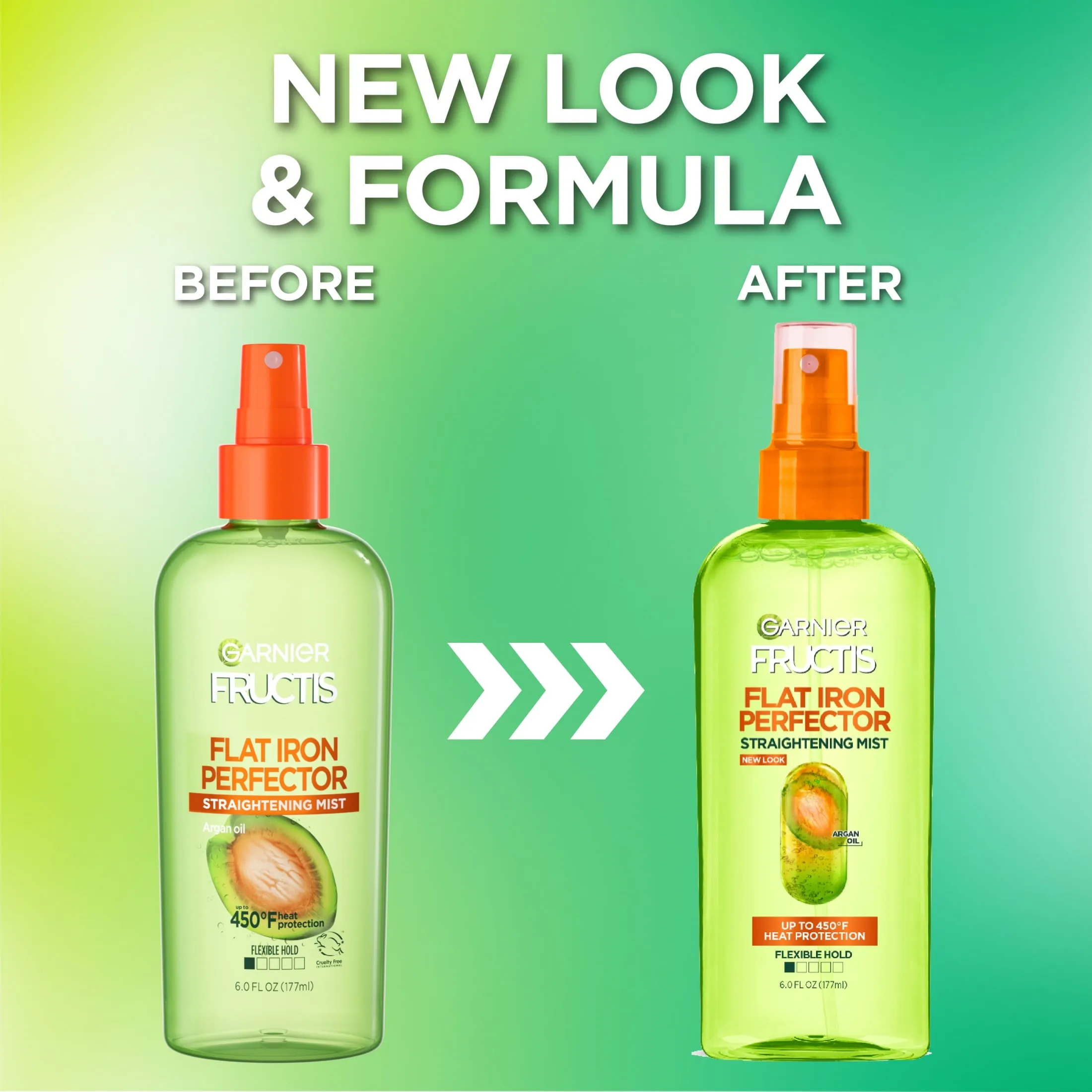 Garnier Fructis Flat Iron Perfector Straightening Mist with Argan Oil, 6 fl oz
