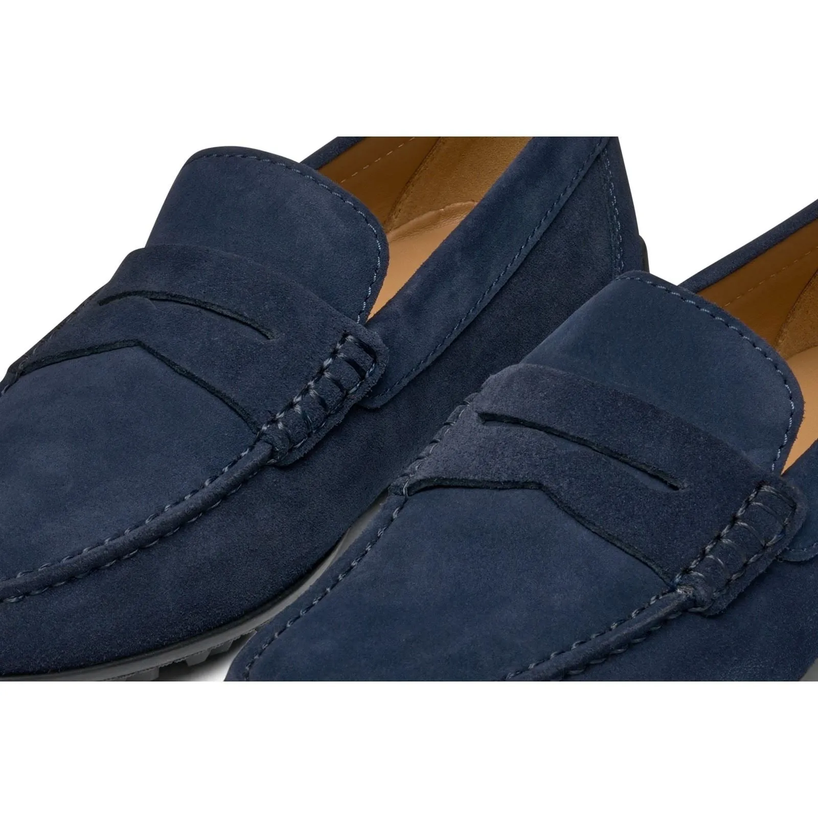 Geox U KOSMOPOLIS   GRIP Leather Men's Navy Loafers