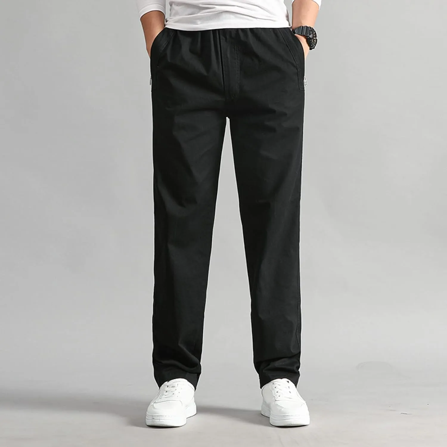 GIERIDUC Plaid Dress Pants for Men's Mens Work Trousers with Knee Pads Best Workout Pants for Men Corduroy Men's Pants Slim