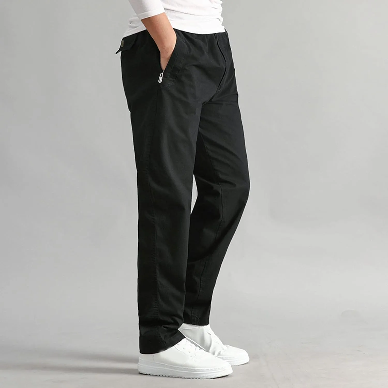 GIERIDUC Plaid Dress Pants for Men's Mens Work Trousers with Knee Pads Best Workout Pants for Men Corduroy Men's Pants Slim