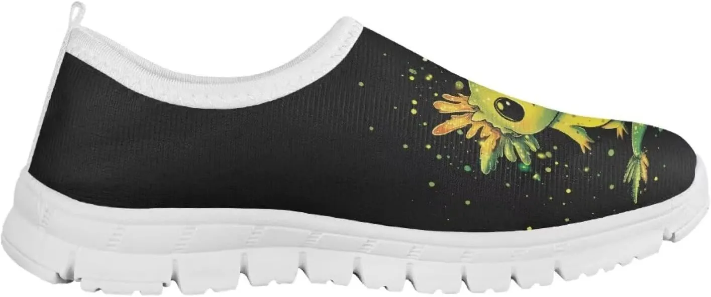 Girls Slip On Shoes Breathable Teen Girl Tennis Shoes for Outdoor Activities