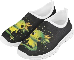 Girls Slip On Shoes Breathable Teen Girl Tennis Shoes for Outdoor Activities