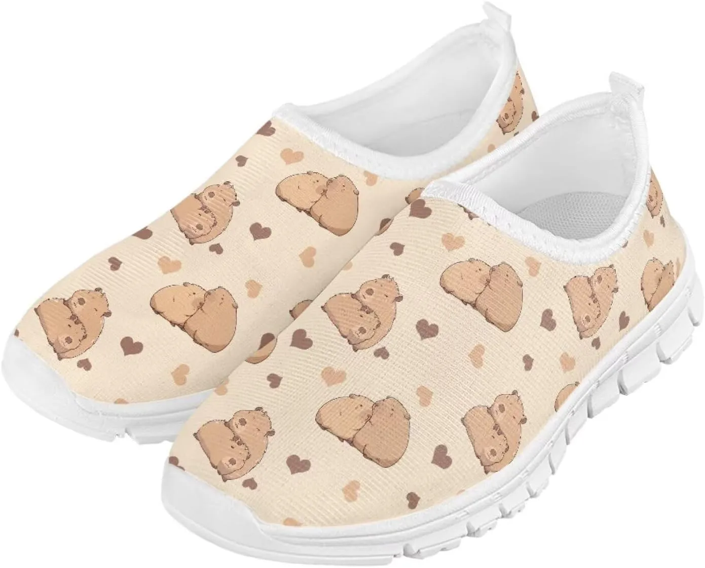 Girls Slip On Shoes Cute Sneakers Kids Tennis Athletic Shoes Footwear