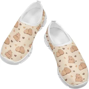 Girls Slip On Shoes Cute Sneakers Kids Tennis Athletic Shoes Footwear
