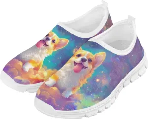 Girls Tennis Shoes Cute Little Kid Slip On Sneakers School Running Shoes