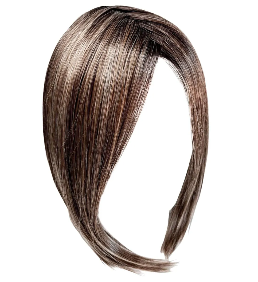 Glam Era Shoulder-Length Bob Wig, Sleek and Trendy With Center Part, Average Cap - GF12-22SS Cappuccino