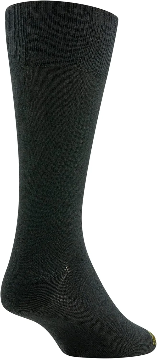 GOLDTOE Men's Cambridge Crew Socks, 6-Pairs