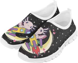 GOSTONG Kids Slip On Sneakers Low Cut Loafers Lightweight Non Slip Casual Walking Shoes Boys Girls Sports Sneakers White Sole Size 11-15