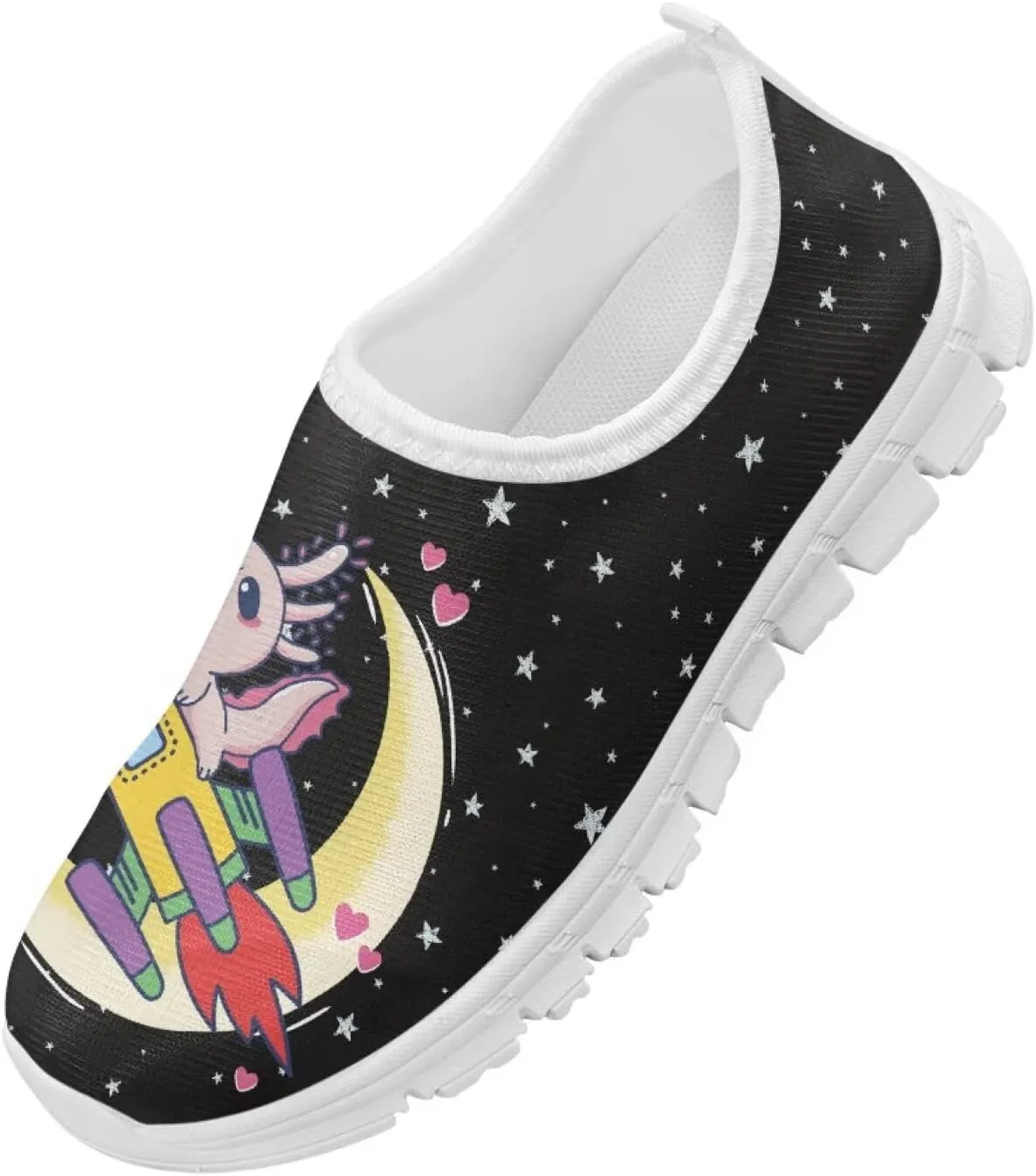 GOSTONG Kids Slip On Sneakers Low Cut Loafers Lightweight Non Slip Casual Walking Shoes Boys Girls Sports Sneakers White Sole Size 11-15
