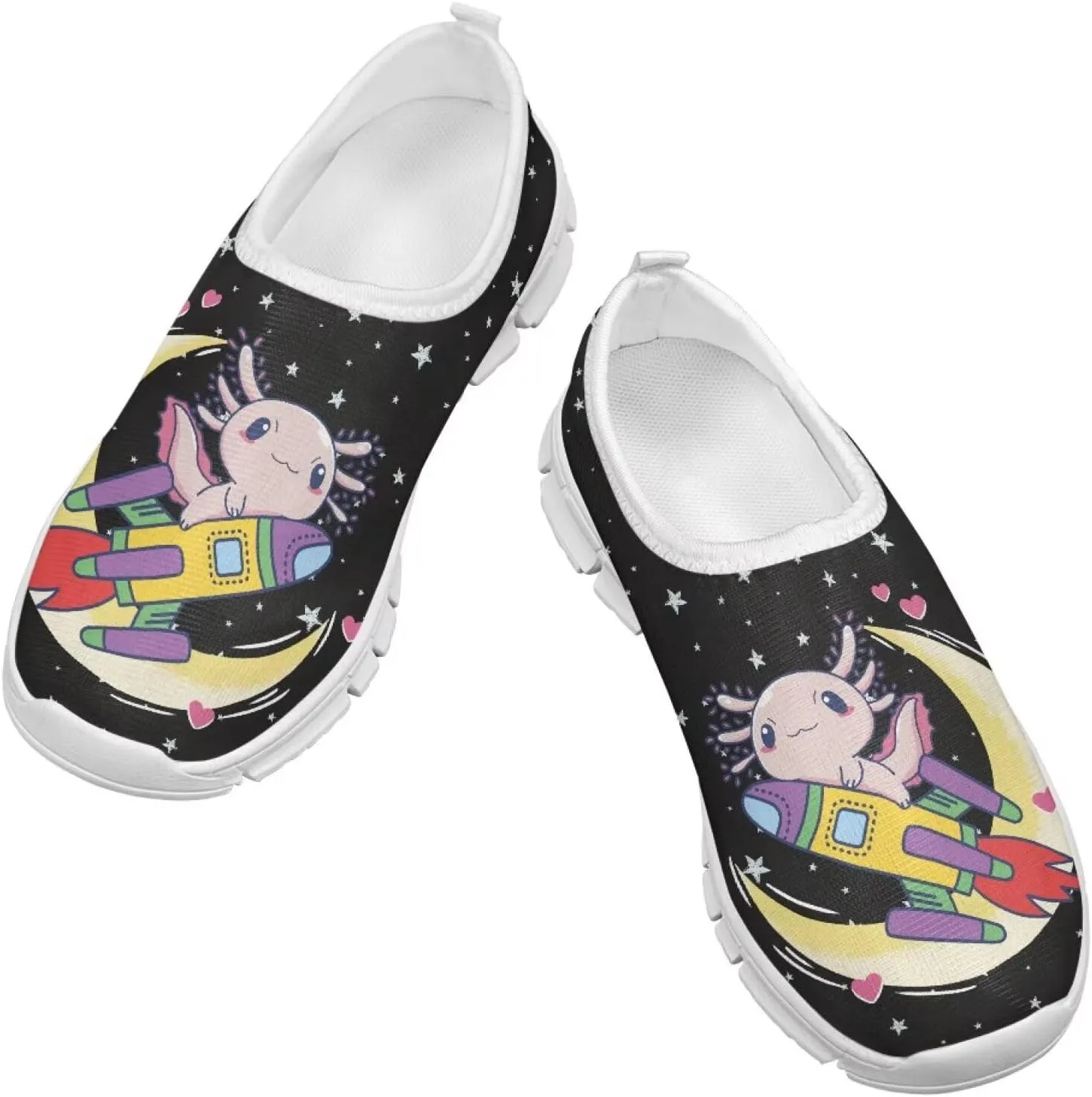 GOSTONG Kids Slip On Sneakers Low Cut Loafers Lightweight Non Slip Casual Walking Shoes Boys Girls Sports Sneakers White Sole Size 11-15