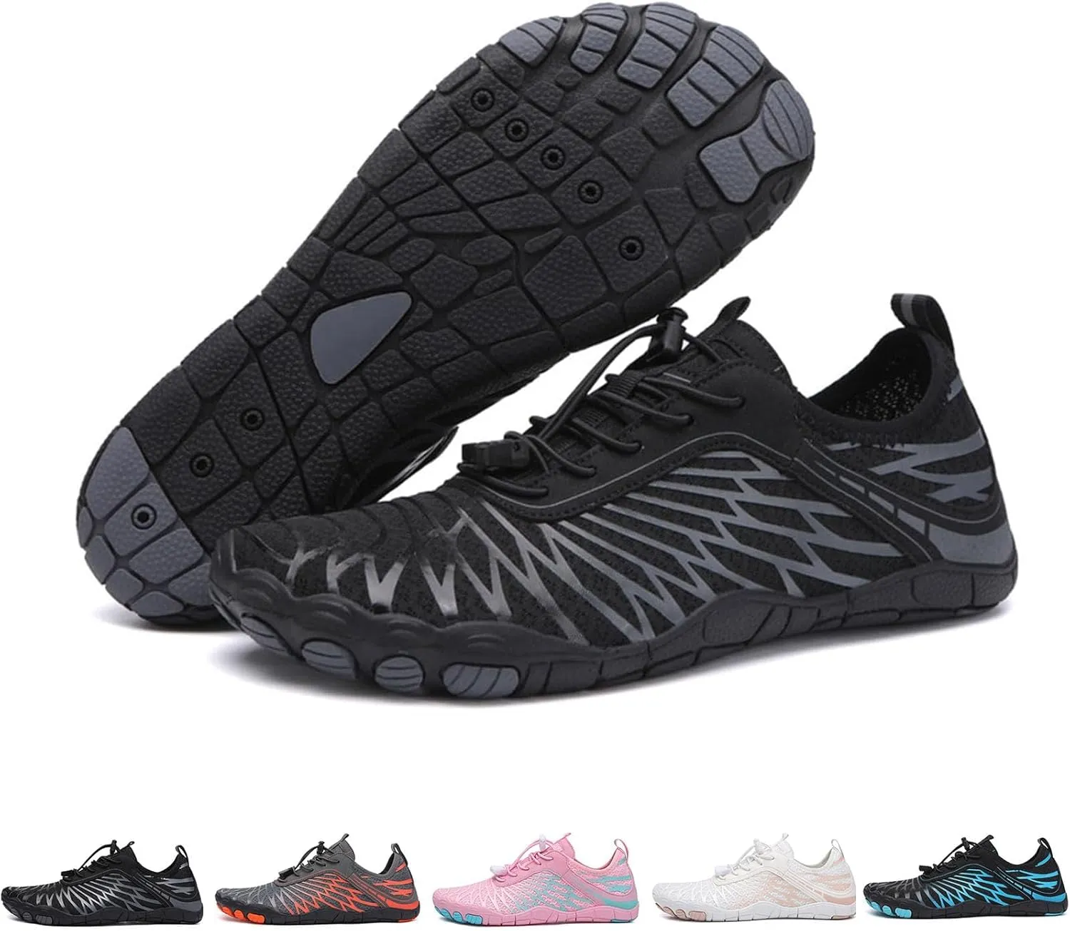 Grounded Footwear for Women Men Neuropathy, Comfortable Non-Slip Grounding Barefoot Shoes with Copper