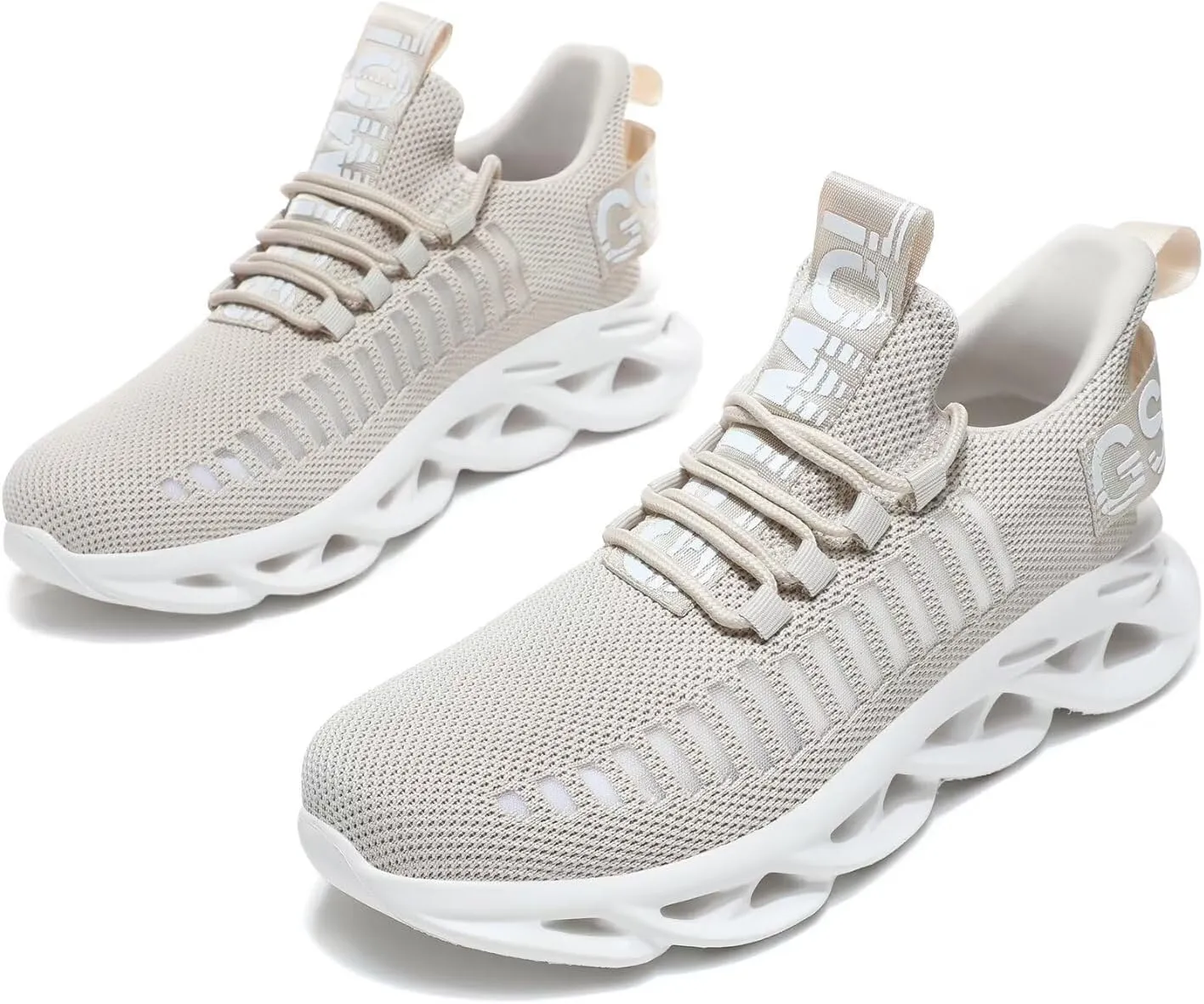 GSLMOLN Men's Slip on Breathable Walking Shoes Ultra Lightweight Casual Sport Gym Fashion Sneakers