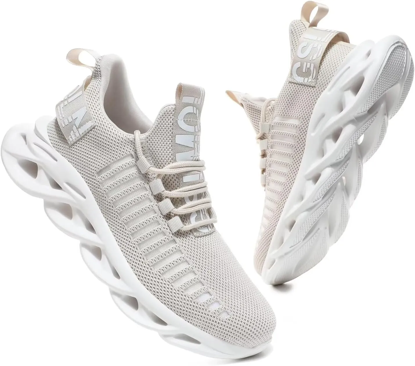 GSLMOLN Men's Slip on Breathable Walking Shoes Ultra Lightweight Casual Sport Gym Fashion Sneakers