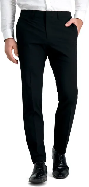 Haggar Men's 4 Way Stretch Ultra Slim Flat Front Dress Pant