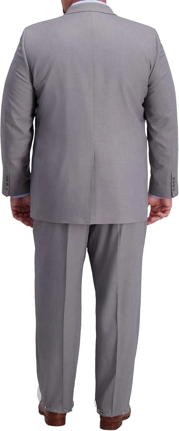 Haggar Men's Big and Tall Classic Fit Travel Performance Suit Seperates - Pant and Jacket