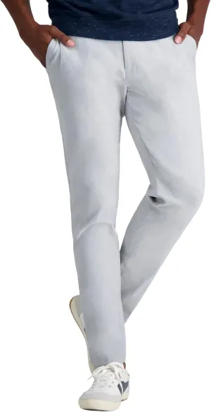 Haggar Men's Life Khaki Slim Fit Flat Front Flex Pant
