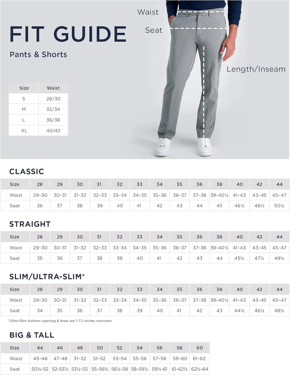 Haggar Men's Life Khaki Slim Fit Flat Front Flex Pant
