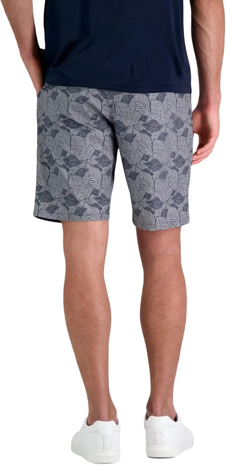 Haggar Men's The Active Series Hybrid Snap Closure Printed Short