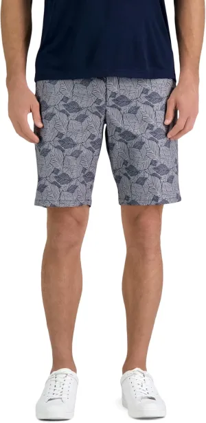 Haggar Men's The Active Series Hybrid Snap Closure Printed Short