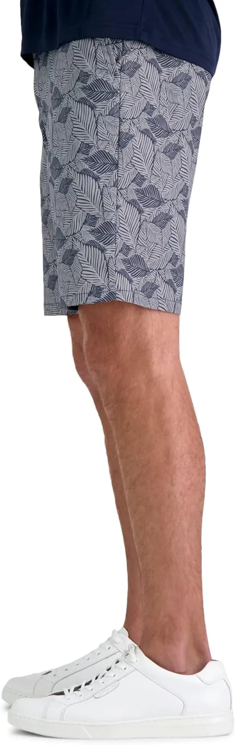 Haggar Men's The Active Series Hybrid Snap Closure Printed Short
