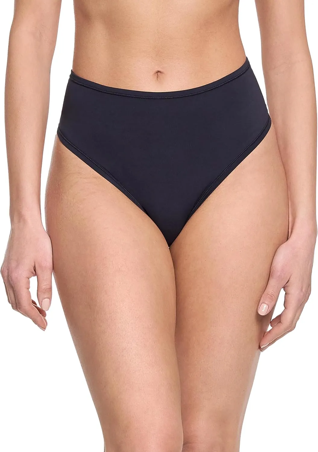 hanky panky YourFit High Rise Thong - Comfortable One Size Thong for Women (XS-XL) | High Waisted 3-Pack Thongs