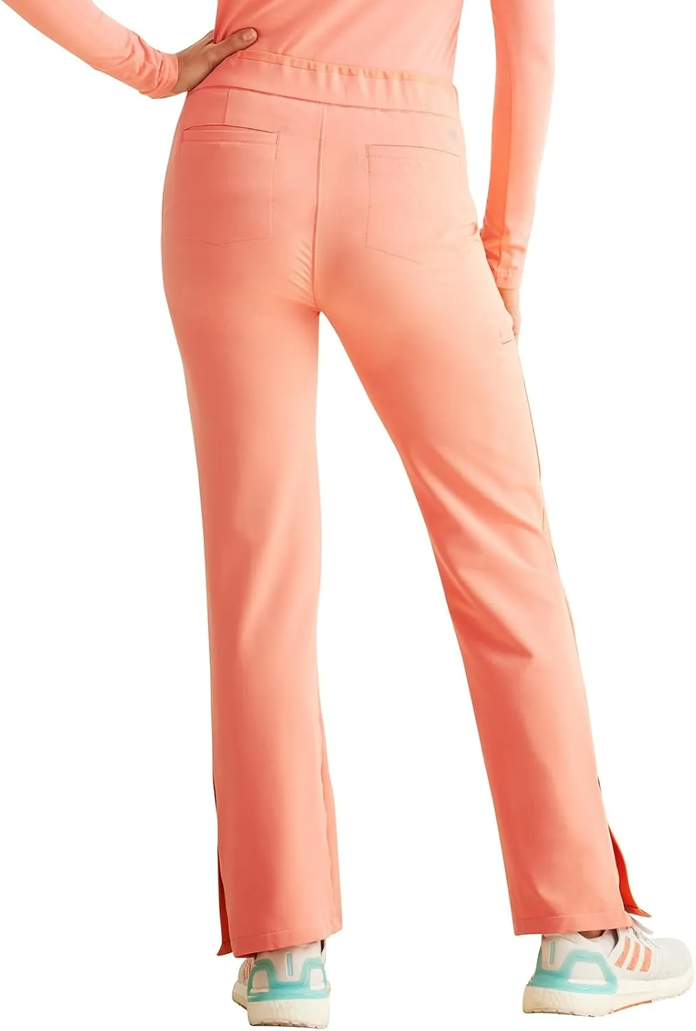 Healing Hands Women's Scrub Pant Mid Rise Nissa with 6 Pockets, Moisture Wicking, 360° Stretch & Recycled Poly - HH100