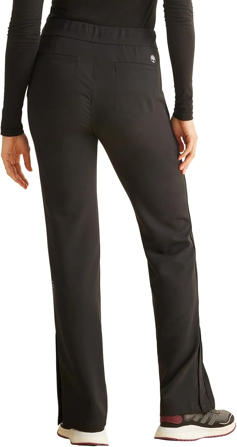 Healing Hands Women's Scrub Pant Mid Rise Nissa with 6 Pockets, Moisture Wicking, 360° Stretch & Recycled Poly - HH100