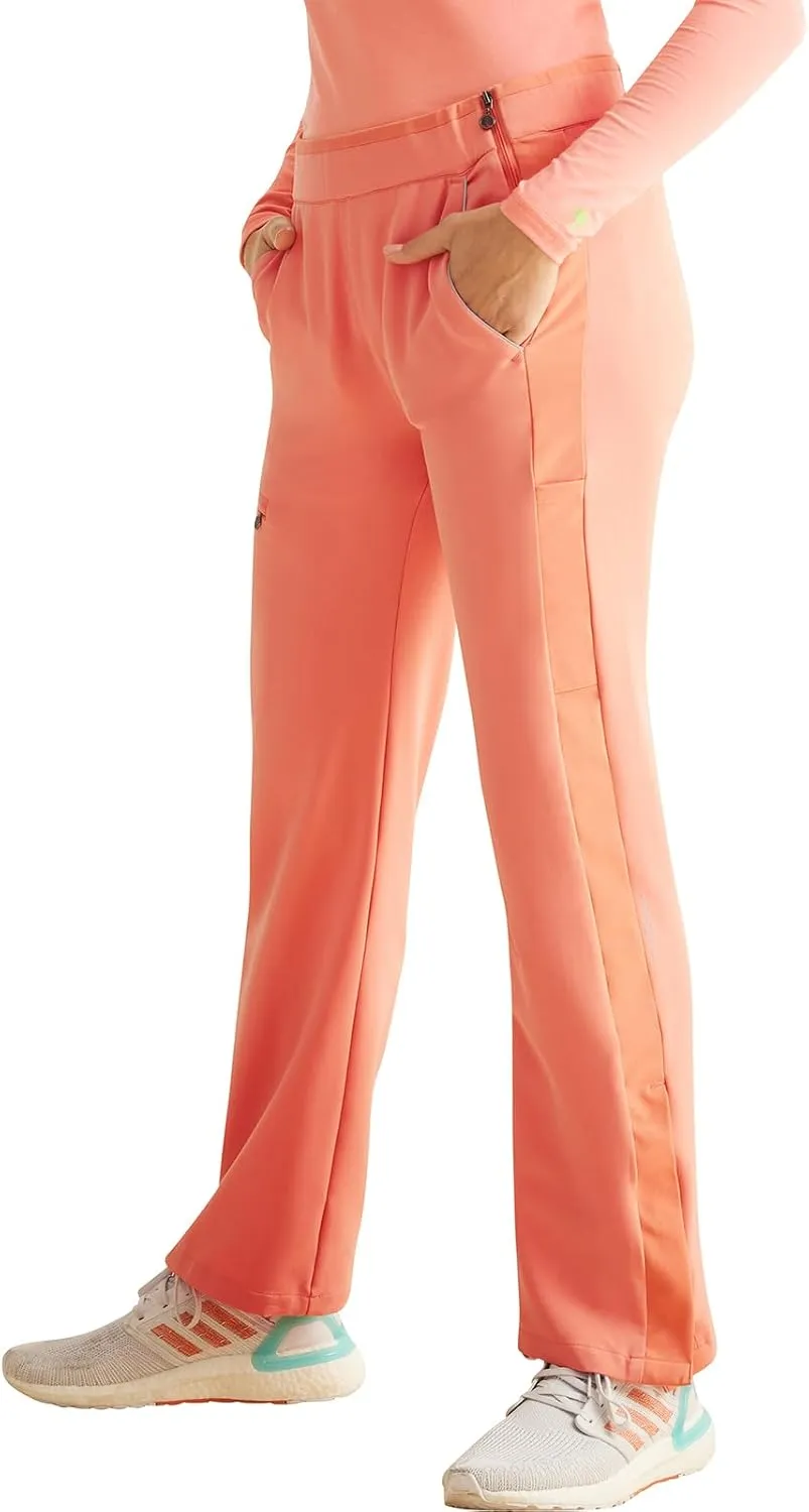 Healing Hands Women's Scrub Pant Mid Rise Nissa with 6 Pockets, Moisture Wicking, 360° Stretch & Recycled Poly - HH100