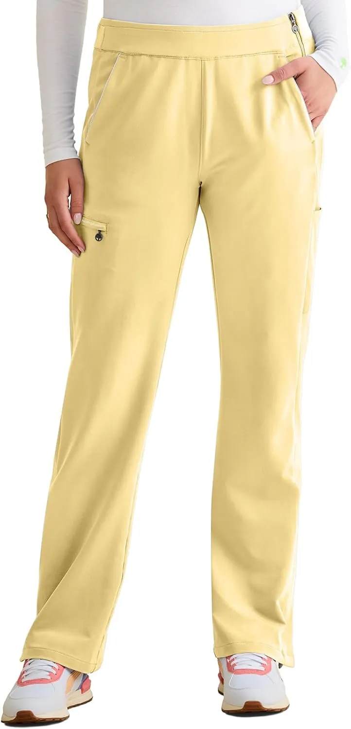 Healing Hands Women's Scrub Pant Mid Rise Nissa with 6 Pockets, Moisture Wicking, 360° Stretch & Recycled Poly - HH100