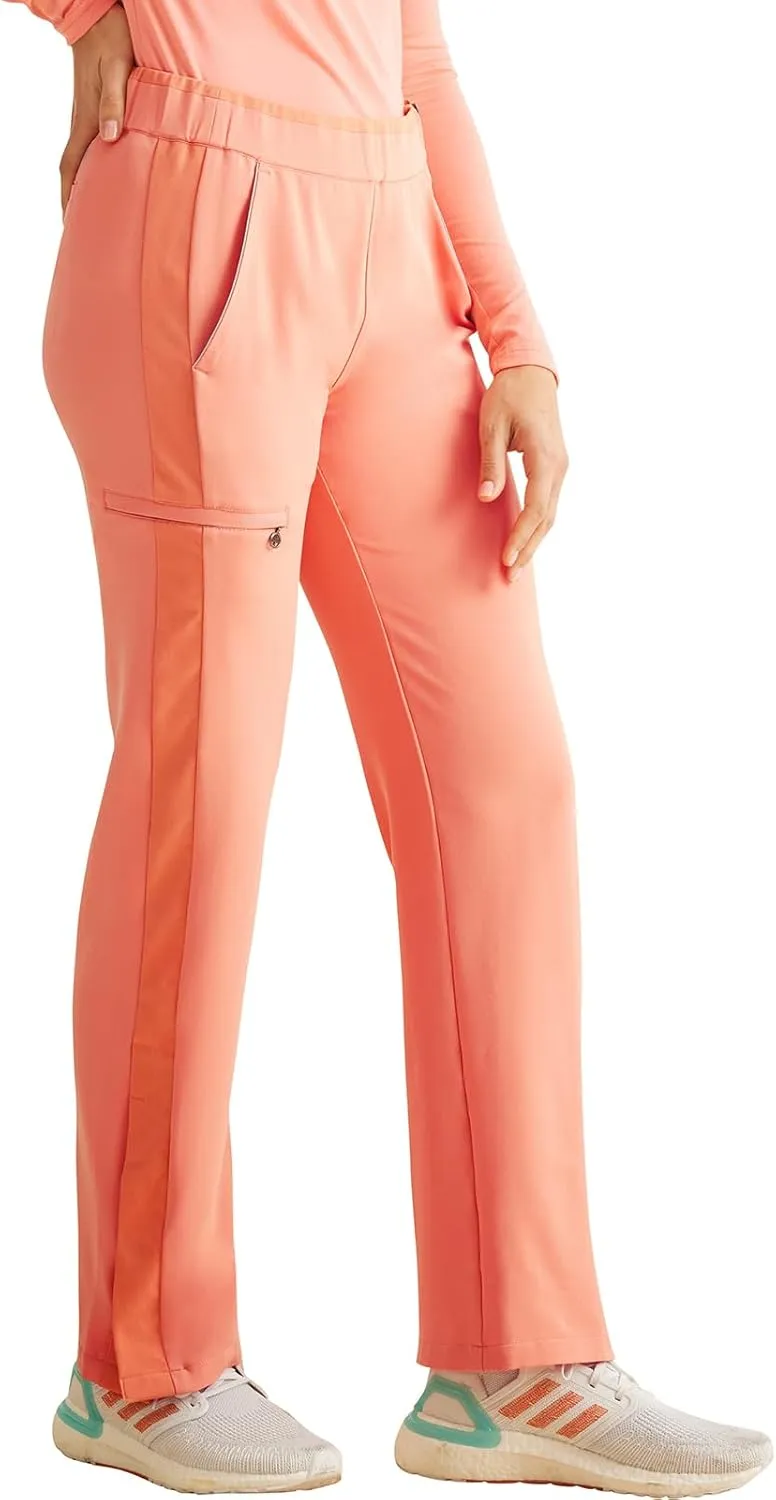 Healing Hands Women's Scrub Pant Mid Rise Nissa with 6 Pockets, Moisture Wicking, 360° Stretch & Recycled Poly - HH100