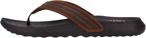 Hey Dude Men's Myers Flip Classic Black/Black | Men's Shoes | Men Slip-on Sandals | Comfortable & Light-Weight