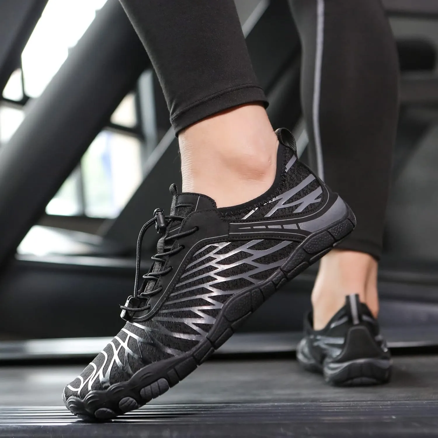 Hike Barefoot Shoes for Women Men Breathable & Non-Slip Athletic Footwear Wide Toe Water Shoes
