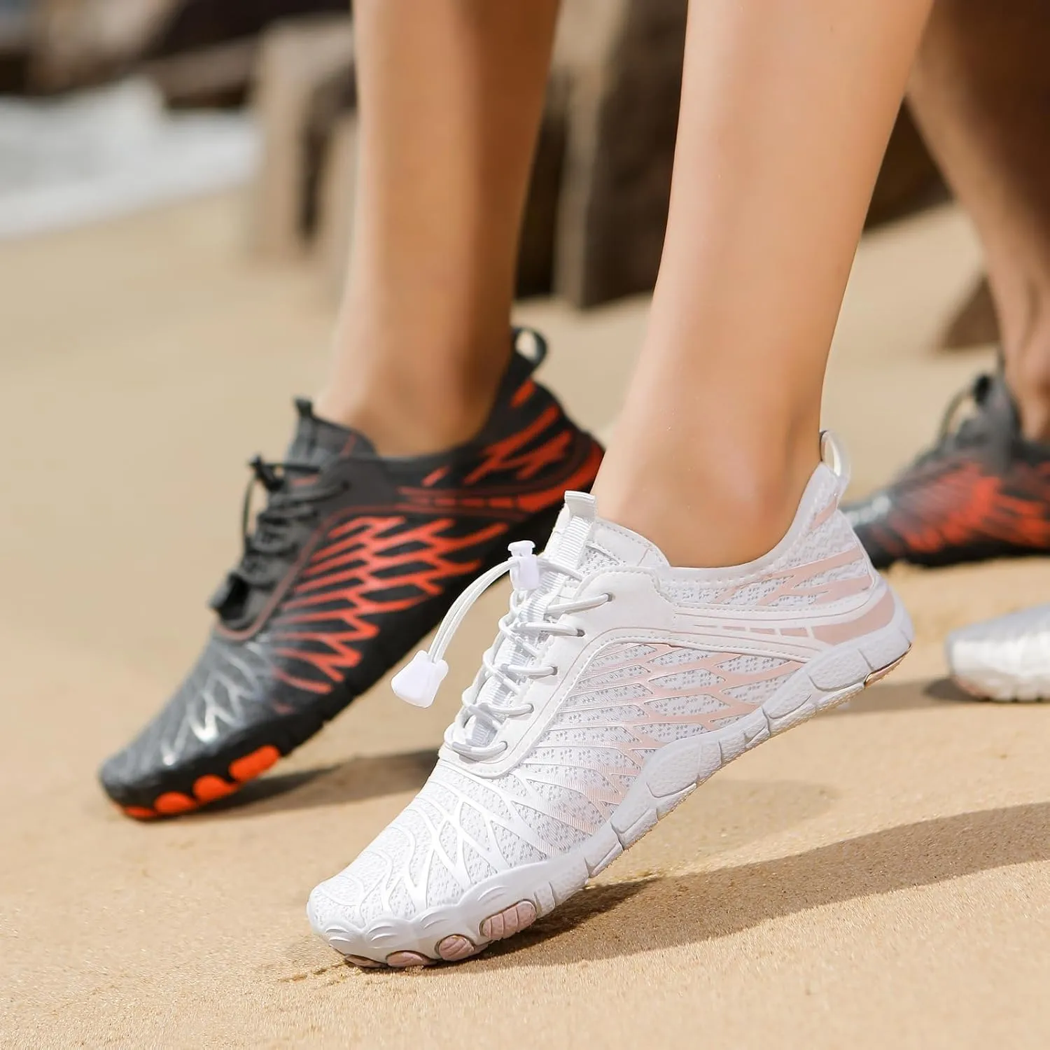 Hike Barefoot Shoes for Women Men Breathable & Non-Slip Athletic Footwear Wide Toe Water Shoes