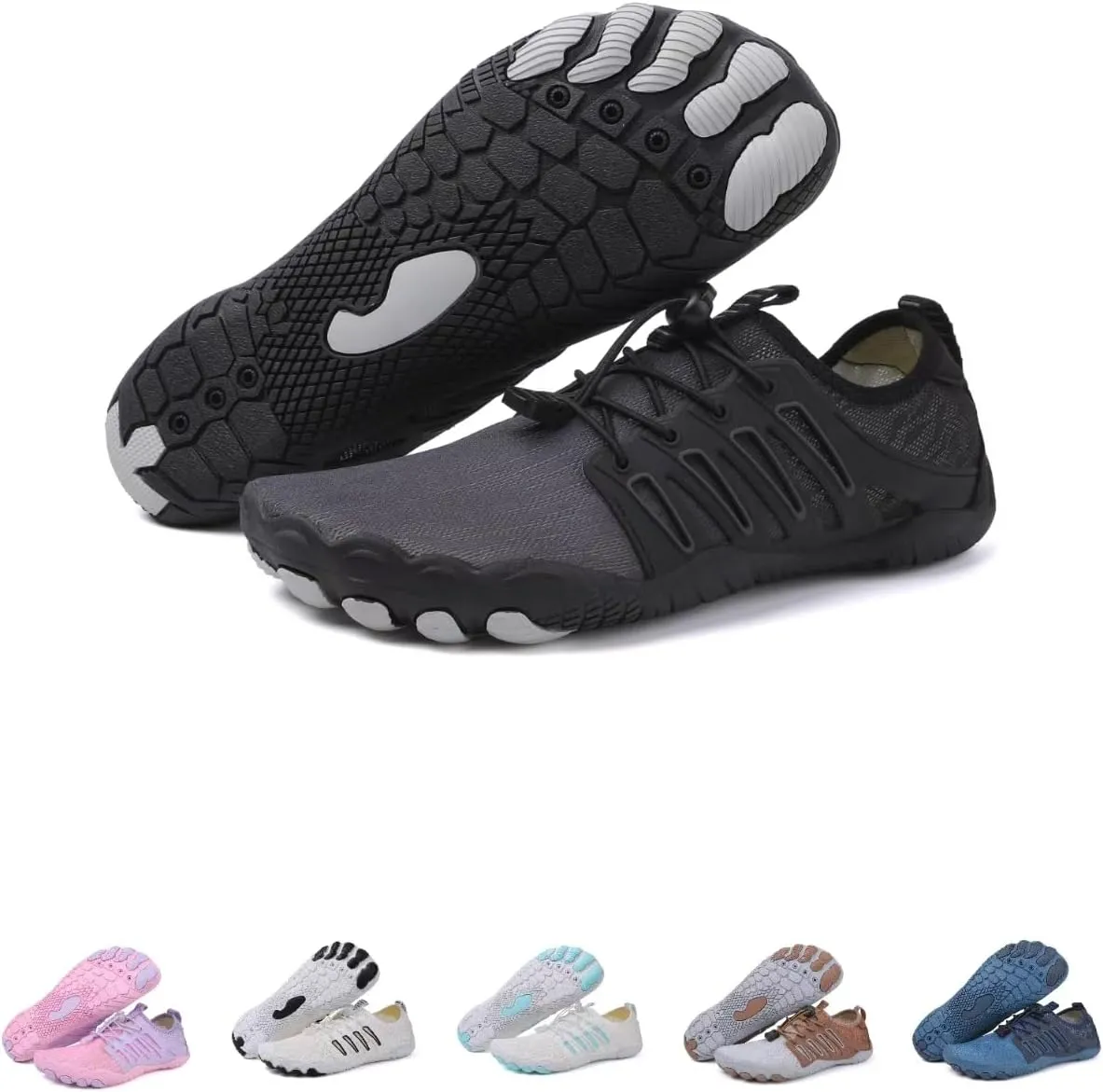 Hike Barefoot Shoes Women,2025 New Hiking Barefoot Shoes for Women Men , Breathable & Non-Slip Athletic Footwear, comfortable breathable zero-drop trail running shoes, Water Shoes Women Men ，quick-drying non-slip wide-toe box water shoes