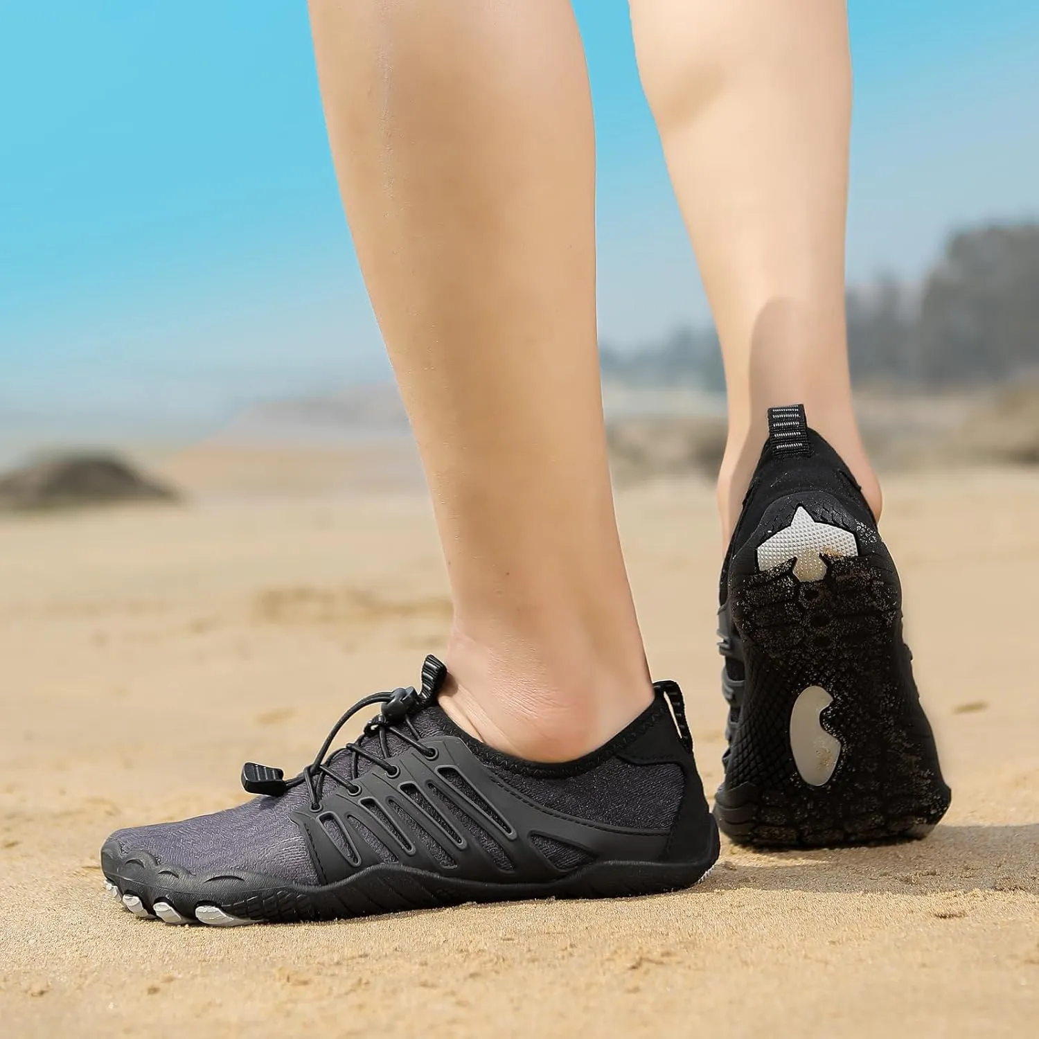 Hike Barefoot Shoes Women,2025 New Hiking Barefoot Shoes for Women Men , Breathable & Non-Slip Athletic Footwear, comfortable breathable zero-drop trail running shoes, Water Shoes Women Men ，quick-drying non-slip wide-toe box water shoes