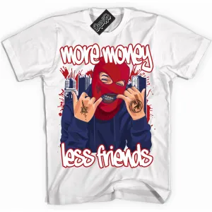 Howard University 1s Sneaker Shirt More Money Less Friends Graphic