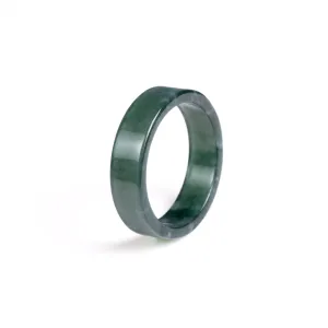 Ideali Flat Jadeite Jade Ring